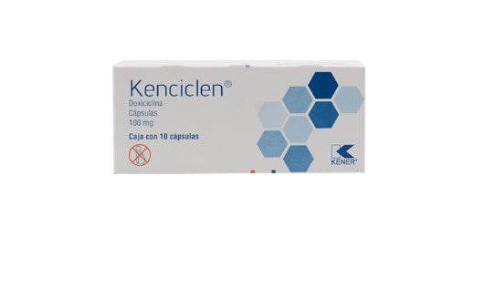 Kenciclen 100Mg Con 10 Capsulas (Doxiciclina) 7501493888302
