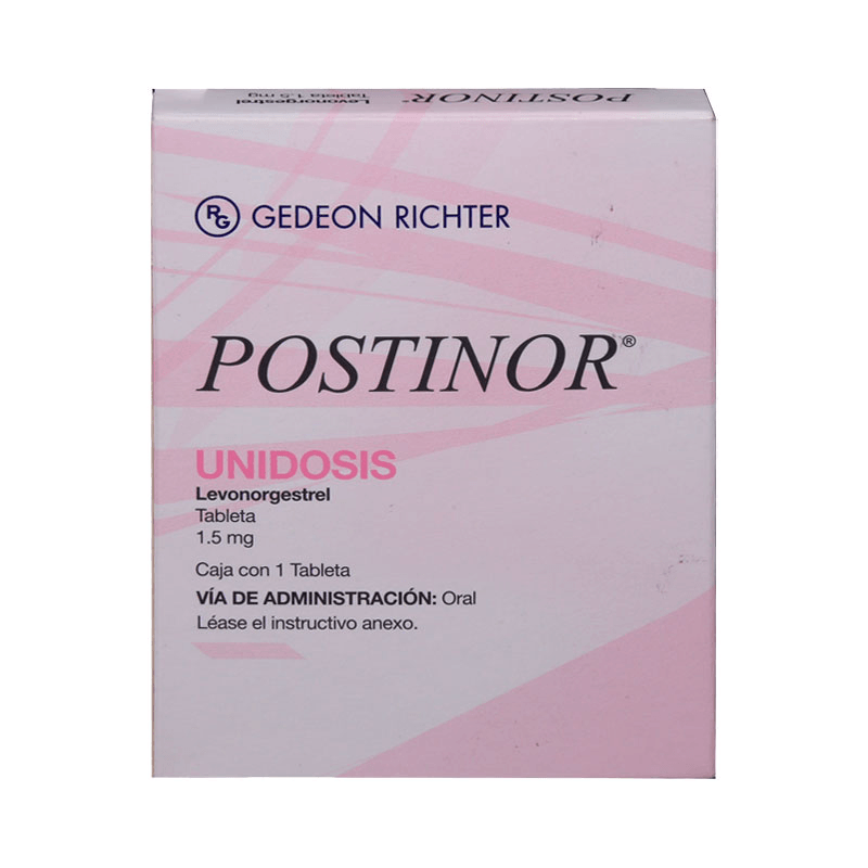 Postinor 2 1.50 Mg Con 1 Tabletas 7501590211232