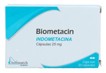 Biometacin 25Mg Con 30 Capsulas (Indometacina) 75016784