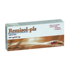 Metocarbamol / Acido Acetilsalicilico 400 / 325 Mg Con 30 Tabletas Remisol Plus 7501825300953