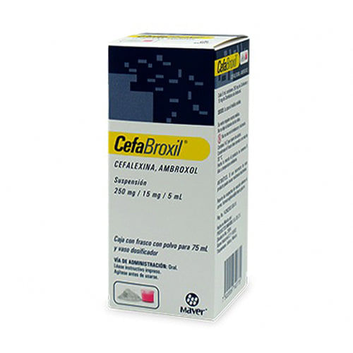 Cefalexina / Ambroxol 250 / 15 Mg / 5 Ml 75 Ml Suspensión Cefabroxil 7502009740770