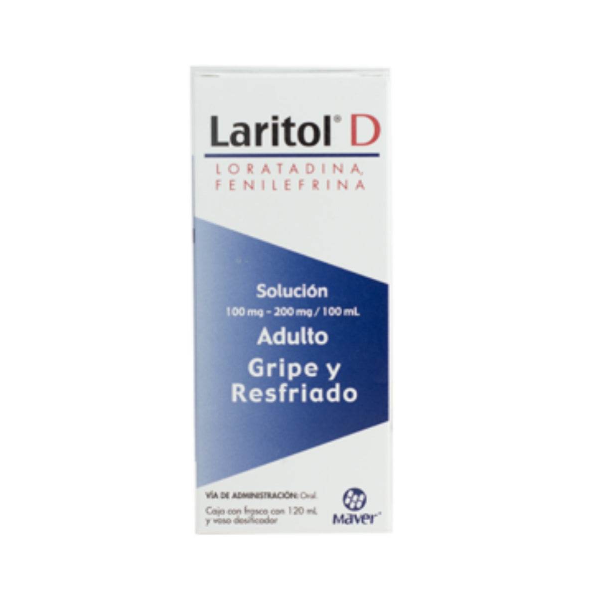 Laritol D Jarabe 100Mg/200Mg 120Ml (Loratadina) 7502009740817