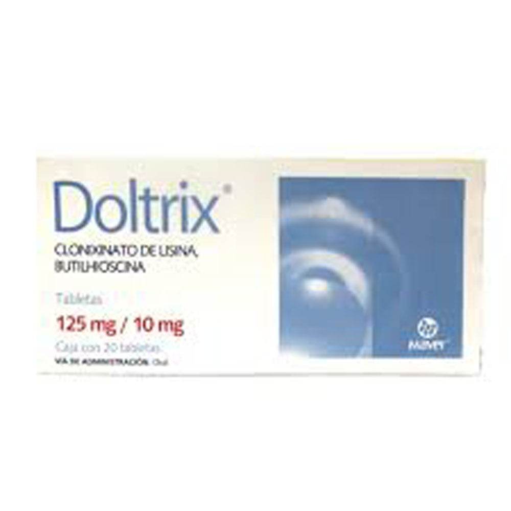 Doltrix 125Mg/10Mg Con 20 Tabletas (Clonixinato De Lisina/Hioscina) 7502009742392