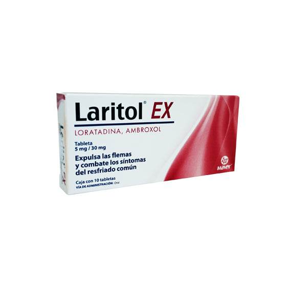 Laritol Ex Gotas 100Mg/600Mg/100Ml 30Ml (Loratadina/Ambroxol) 7502009742798