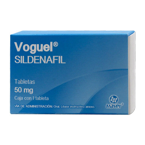 Sildenafil 50 Mg Con 1 Tabletas Voguel 7502009744457