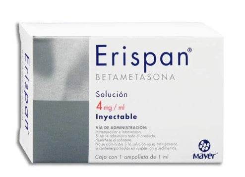 Erispan 4Mg/Ml Con 1 Ampulas (Betametasona) 7502009745218