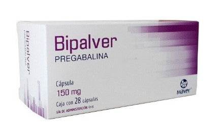 Bipalver 150Mg Con 28 Maver Capsulas (Pregabalina) 7502009745379