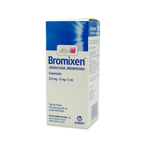 Amoxicilina / Bromhexina 250 / 8 Mg / 5 Ml 90 Ml Suspensión Bromixen 7502009746079