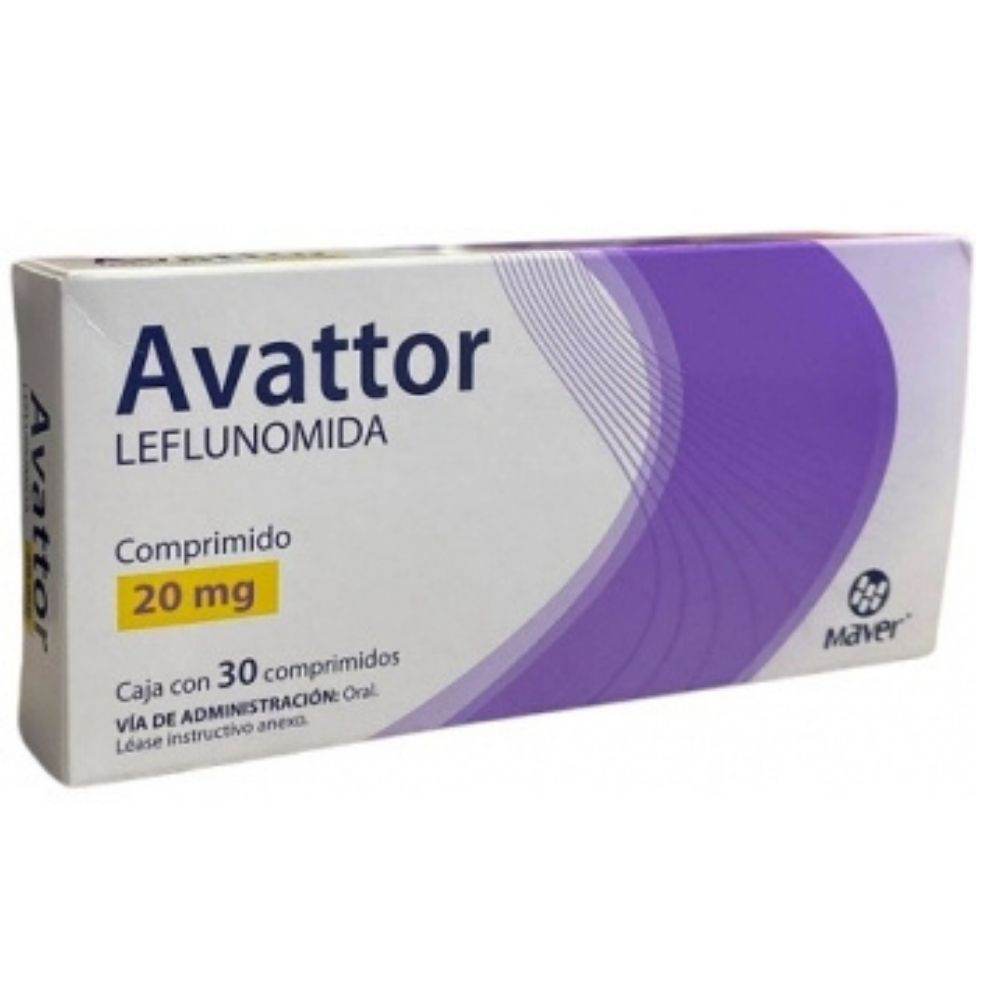 Avattor 20Mg Con 30 Comprimidos (Leflunomida) 7502009746178