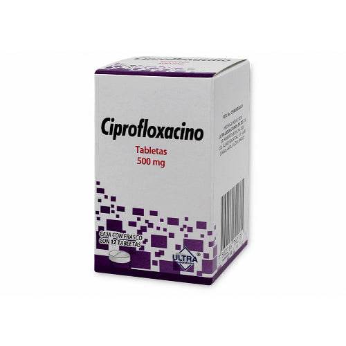 Ciprofloxacino 500Mg Con 12 Ultra Tabletas 7502216792371