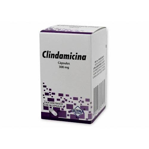 Clindamicina 300Mg Con 16 Ultra Tabletas 7502216793132
