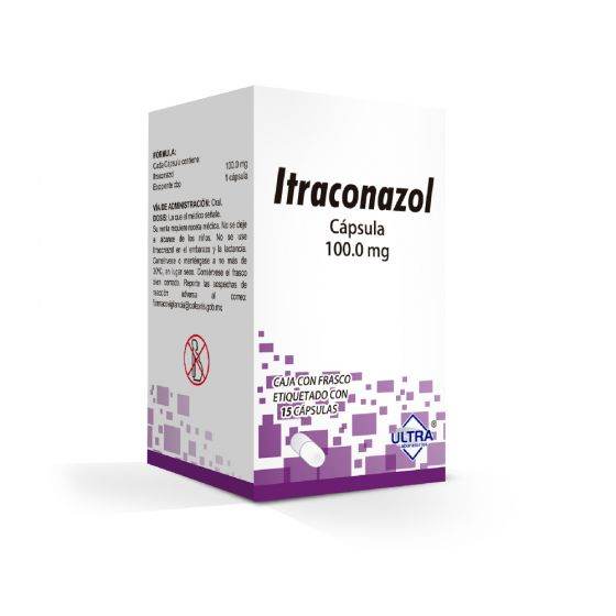 Itraconazol 100Mg Con 15 Ultra Tabletas 7502216793392