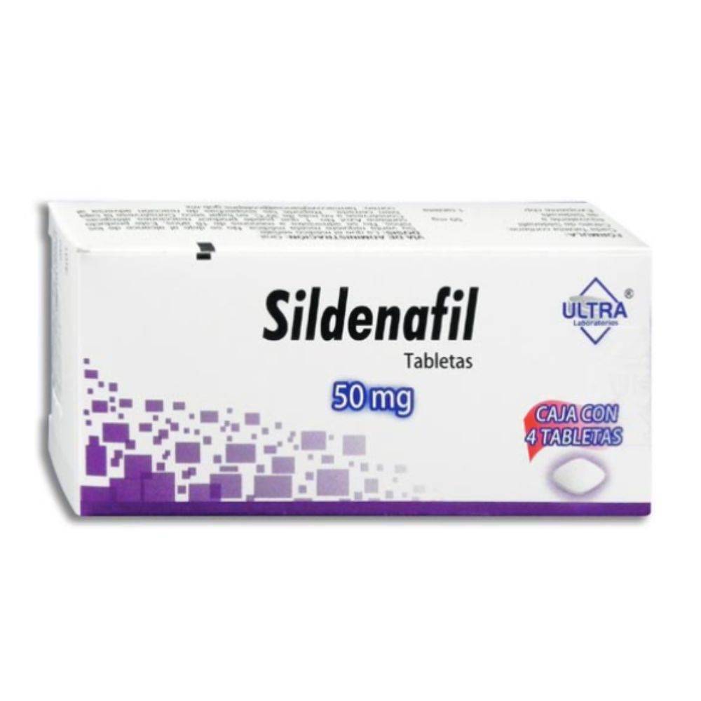 Sildenafil 50Mg Con 4 Ultra Tabletas 7502216796829