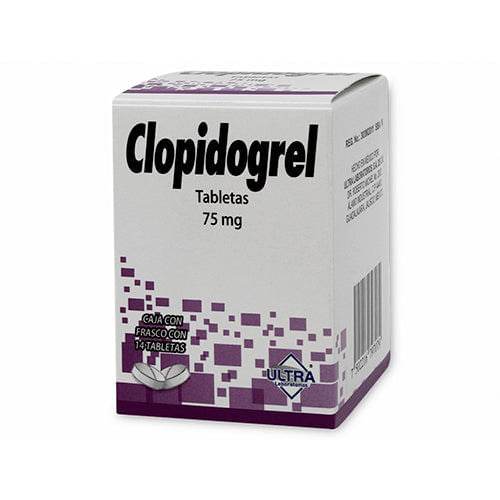 Clopidogrel 75Mg Con 14 Ultra Tabletas 7502216797079