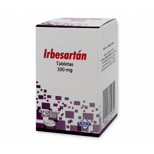 Irbesartan 300 Mg Con 28 Tabletas Ultra 7502216799301