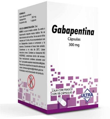 Gabapentina 300Mg Con 15 Ultra Capsulas 7502216801271