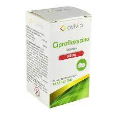 Ciprofloxacino 500Mg Con 12 Avivia Tabletas 7502216803848