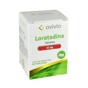 Loratadina 10Mg Con 20 Avivia Tabletas 7502216804890