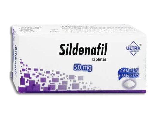Sildenafil 50Mg Con 8 Ultra Tabletas 7502216806580