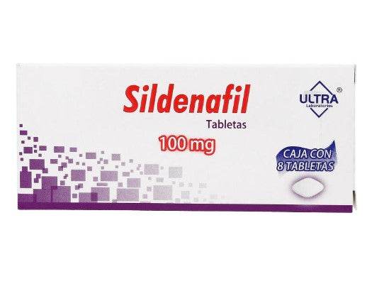 Sildenafil 100Mg Con 8 Tabletas Ultra Tabletas 7502216806597