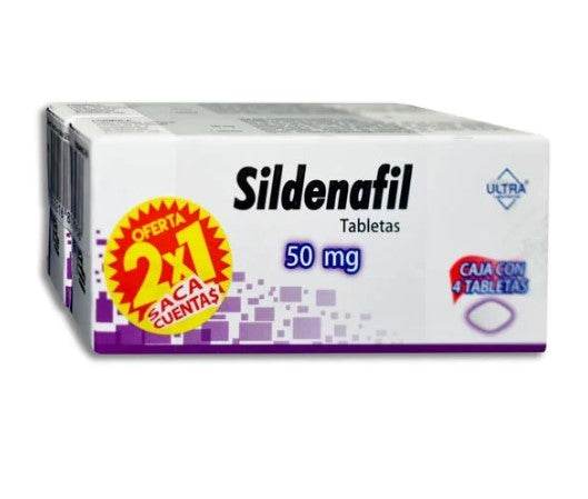 Sildenafil 50Mg Con 4 2X1 Ultra Tabletas 7502216807938