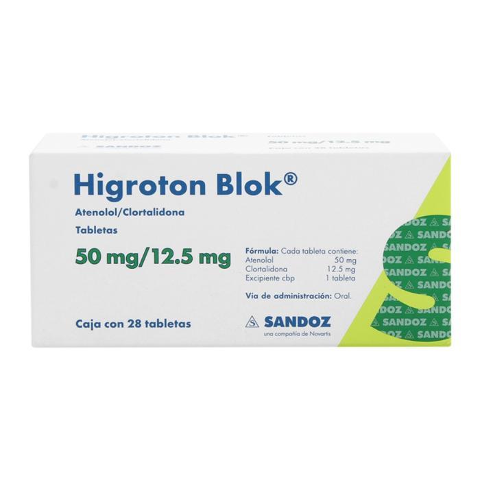 Higroton Block 100 / 12.5 Mg Con 28 Tabletas 7502216930568