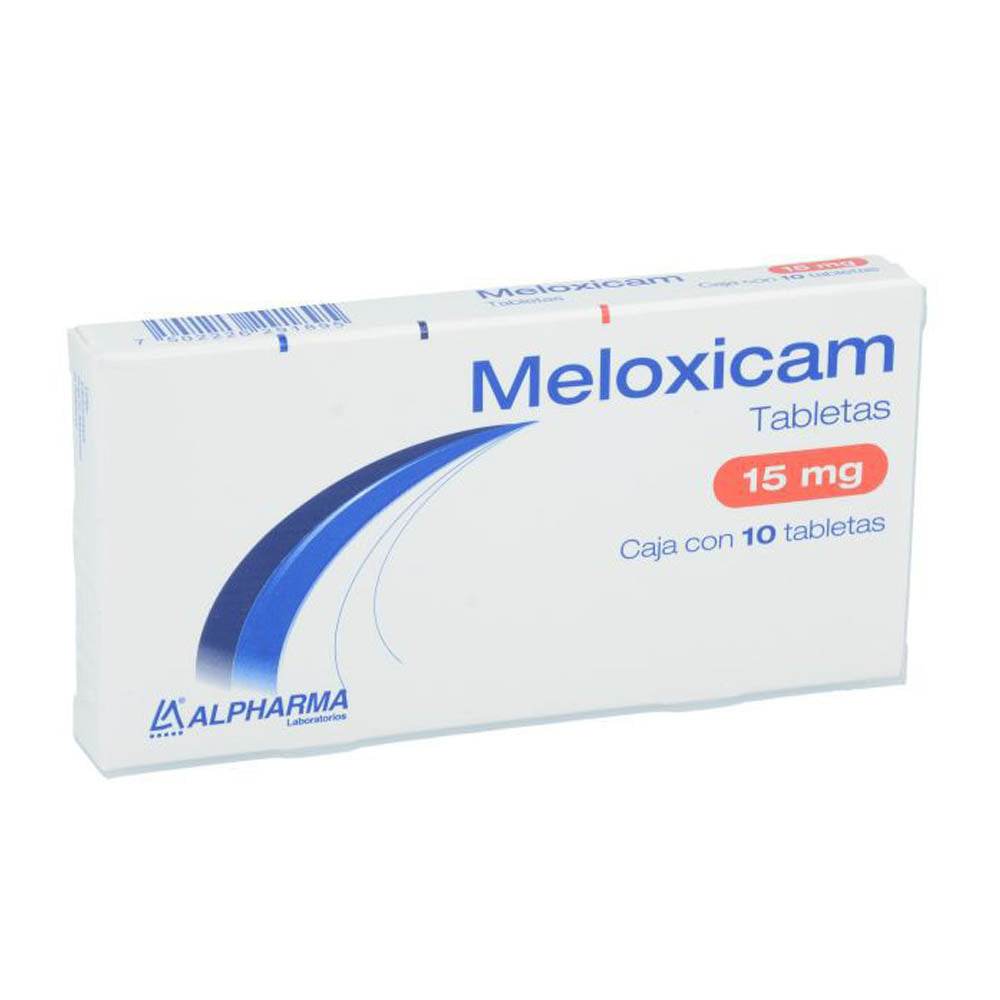 Meloxicam 15Mg Con 10 Alpharma Tabletas 7502226291895