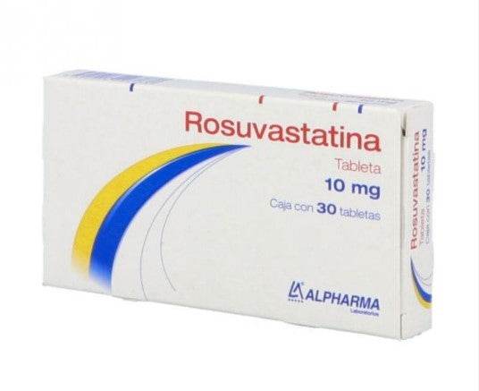 Rosuvastatina 10Mg Con 30 Alpharma Tabletas 7502226293738