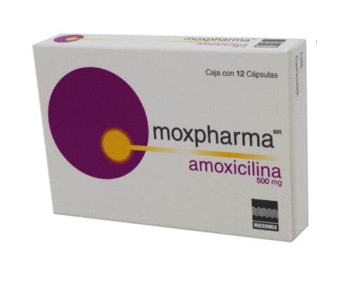 Moxpharma 500Mg Con 12 Capsulas (Amoxicilina) 7502231320474