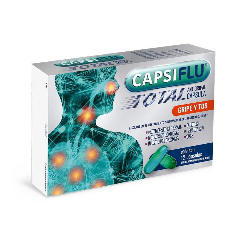 Capsiflu Total 12 Capsulas 7502234760352