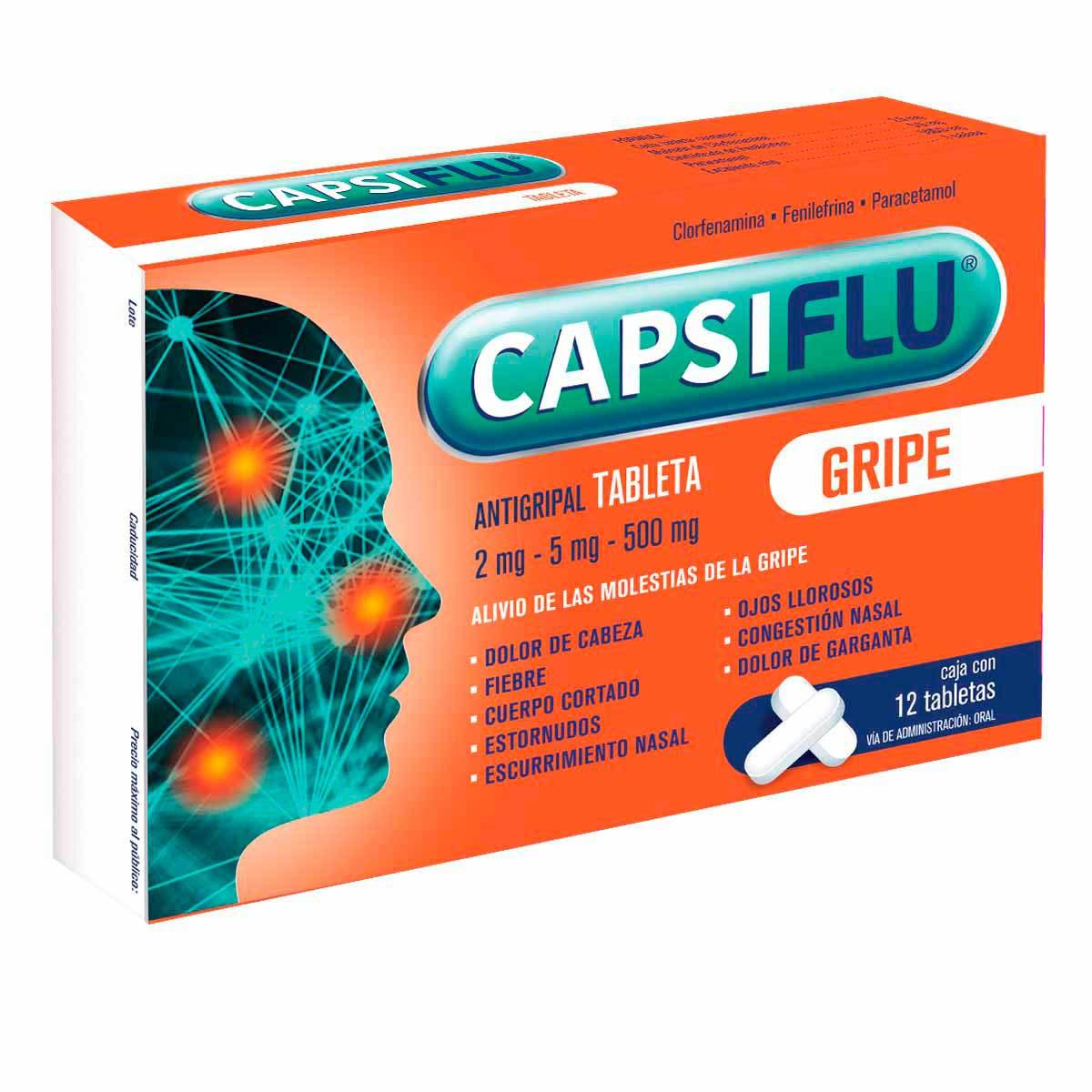Capsiflu Total 12 Tabletas 7502234760451