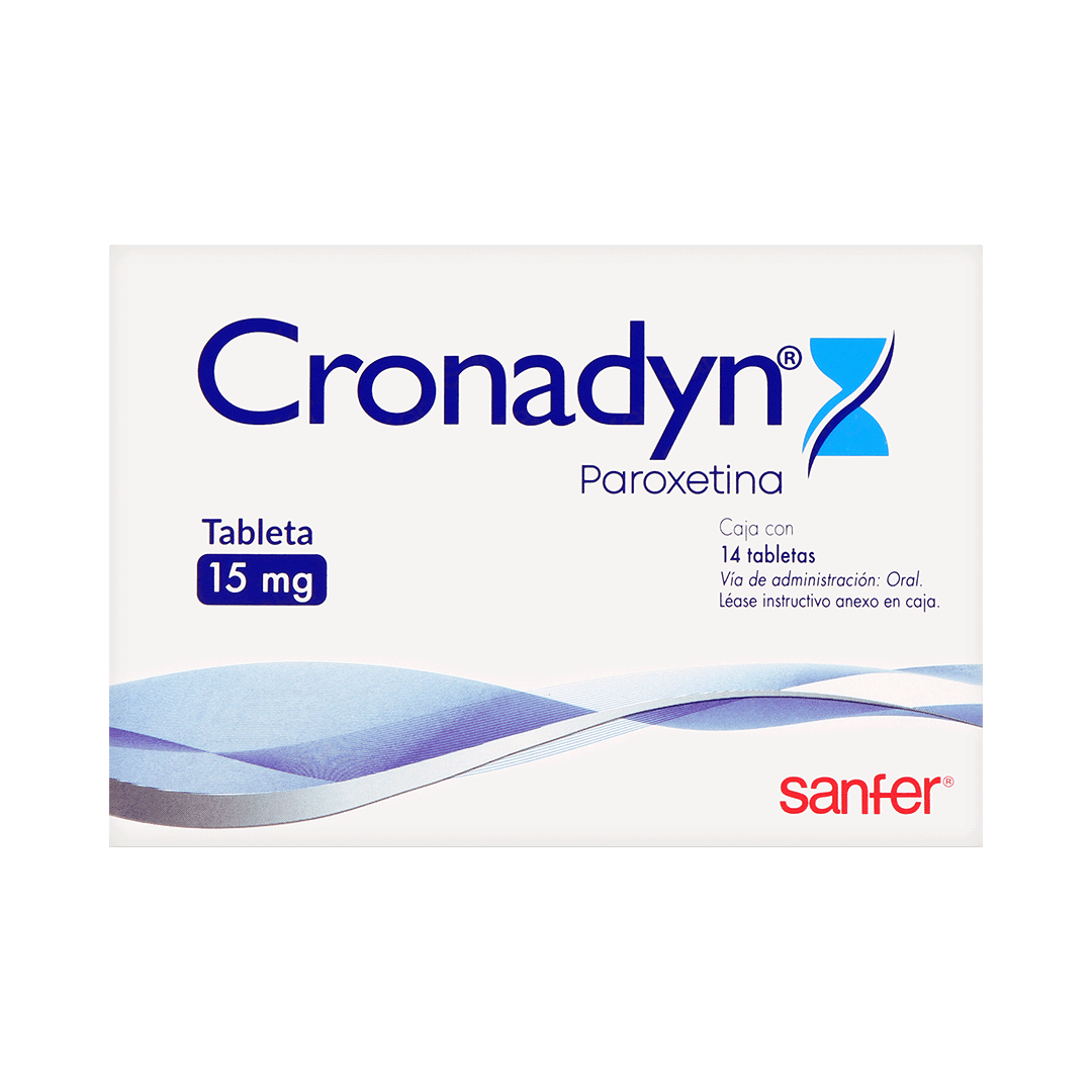 Cronadyn 15 Mg Con 14 Tabletas 7502246640611