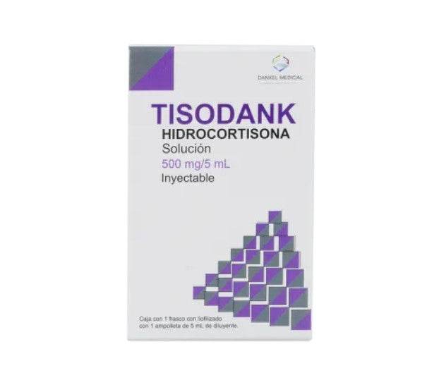 Tisodank Frasco 500Mg/5Ml Con 1 Ampulas (Hidrocortisona) 7502256040029