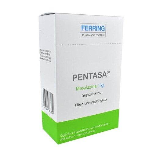 Pentasa Sup 1G Con 14 (Mesalazina) 7503000883749