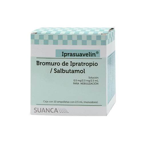 Iprasuavelin Solución Neb 0.5Mg/2.5Mg/2.5Ml Con 10 (Bromuro De Ipratopio/Salbutamol) 7503002773178