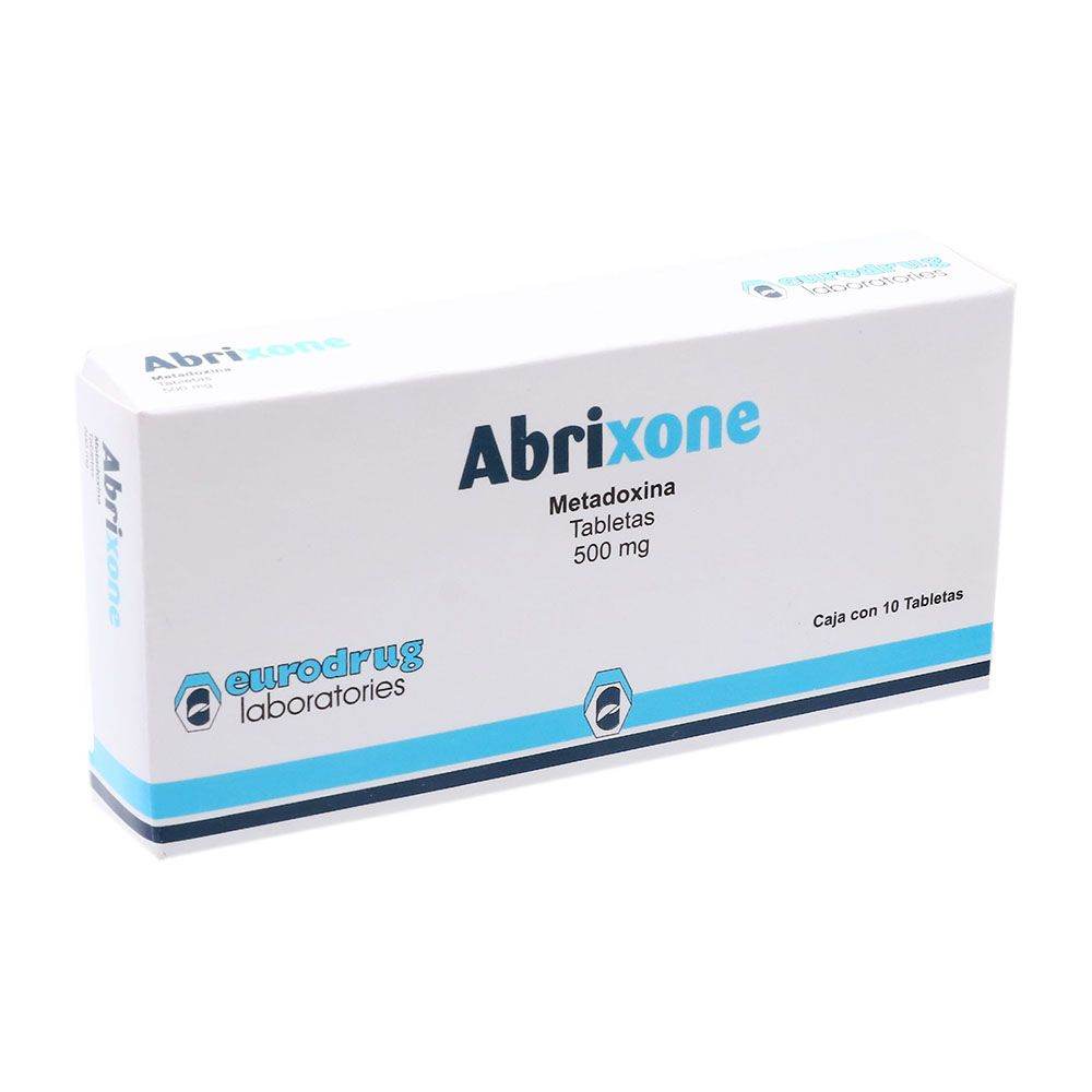 Abrixone 500Mg Con 10 Tabletas (Metadoxina) 7503007315311