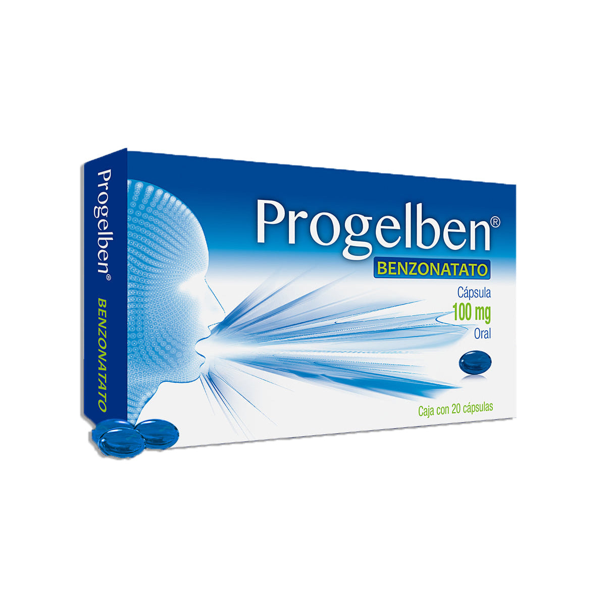 Benzonatato 100 Mg Con 20 Capsulas Progelben 7503008344211