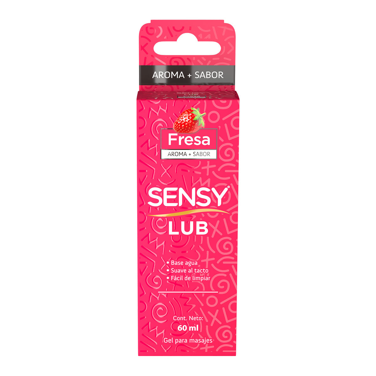 Gel Sensy Lubricante P/Masaje Fresa 60Ml 7503014377845