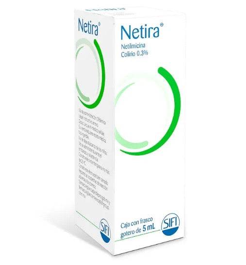 Netira Gotas 0.3% 5Ml (Netilmicina Colirio) 7503014492173