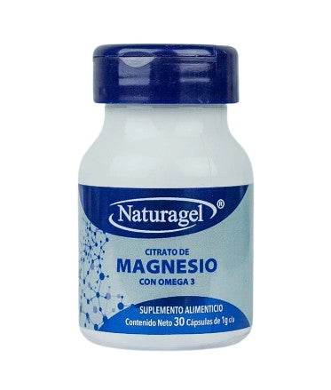 Naturagel 1G Con 30 Capsulas (Citrato De Magnesio/Omega 3) 7503036782016