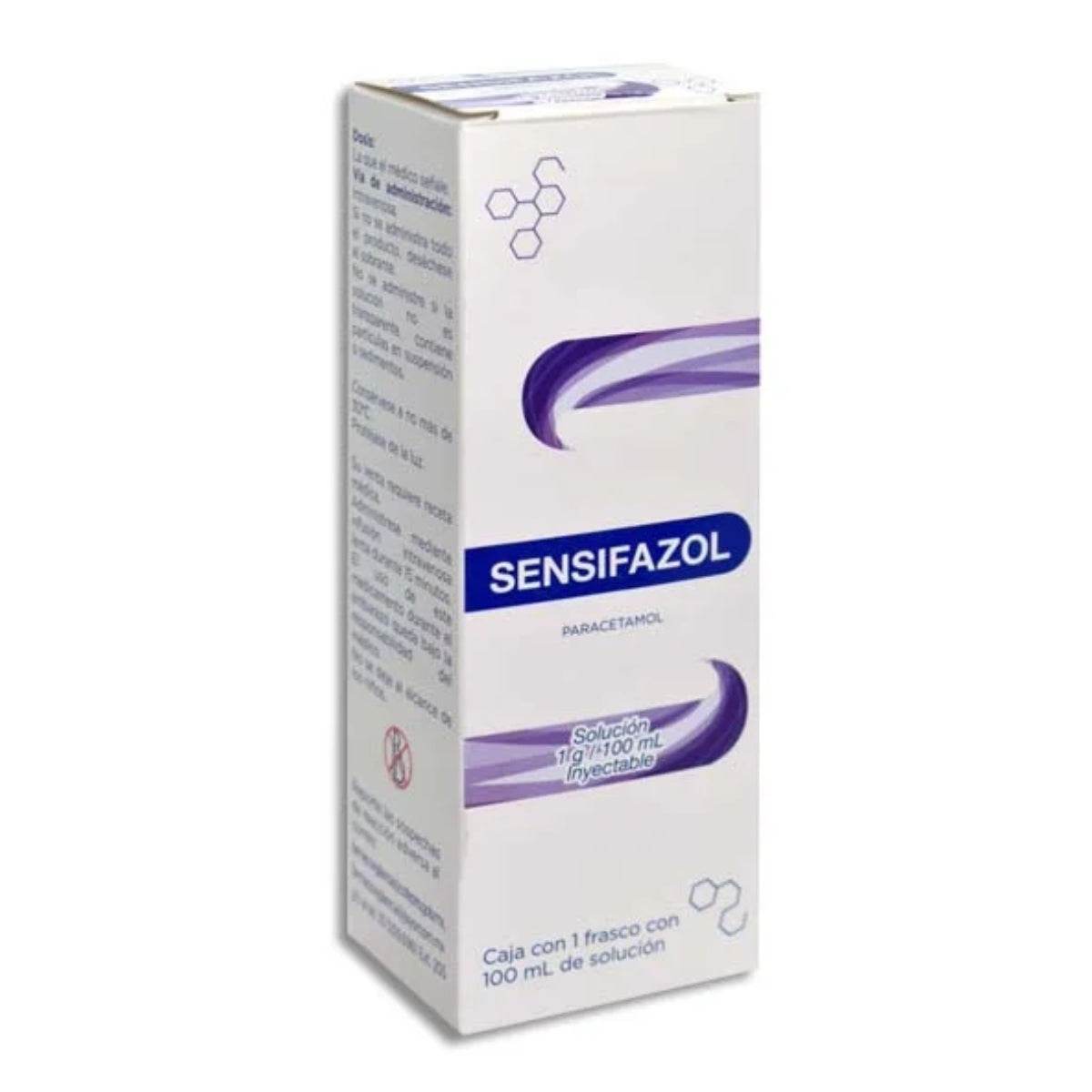 Sensifazol Frasco 1G/100Ml Ampulas (Paracetamol) 7506022328335
