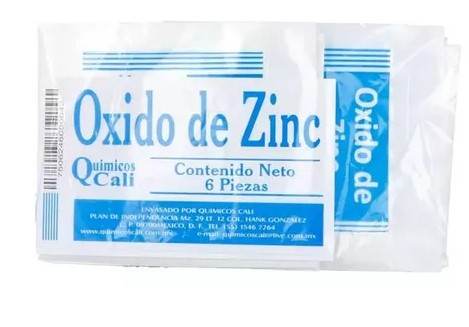 Óxido De Zinc Sobres 10G Con 6 7506246000642