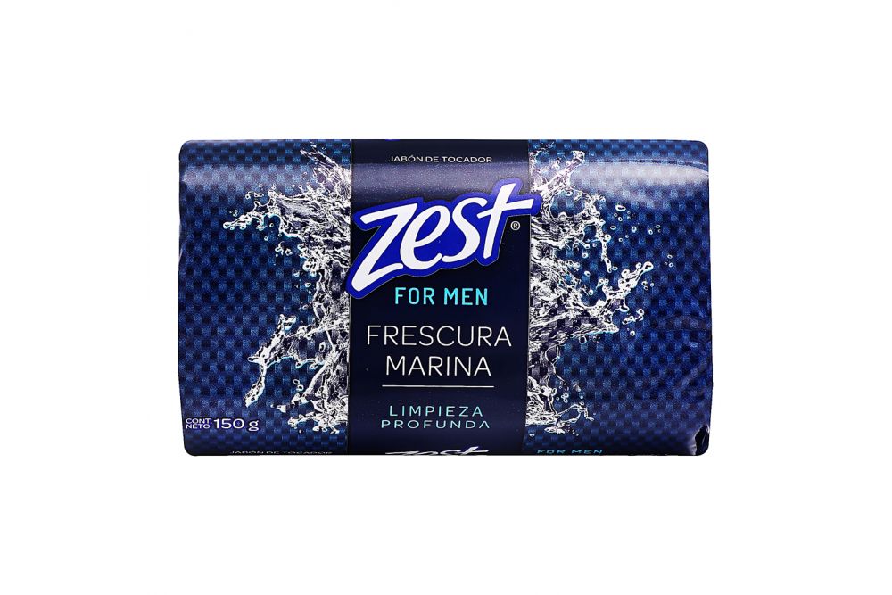 Jabón Zest Men Hinojo Sal Marina 130 Gr 7506306246096