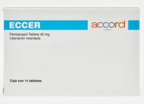 Eccer 40Mg Con 14 Tabletas (Pantoprazol) 7506335702471