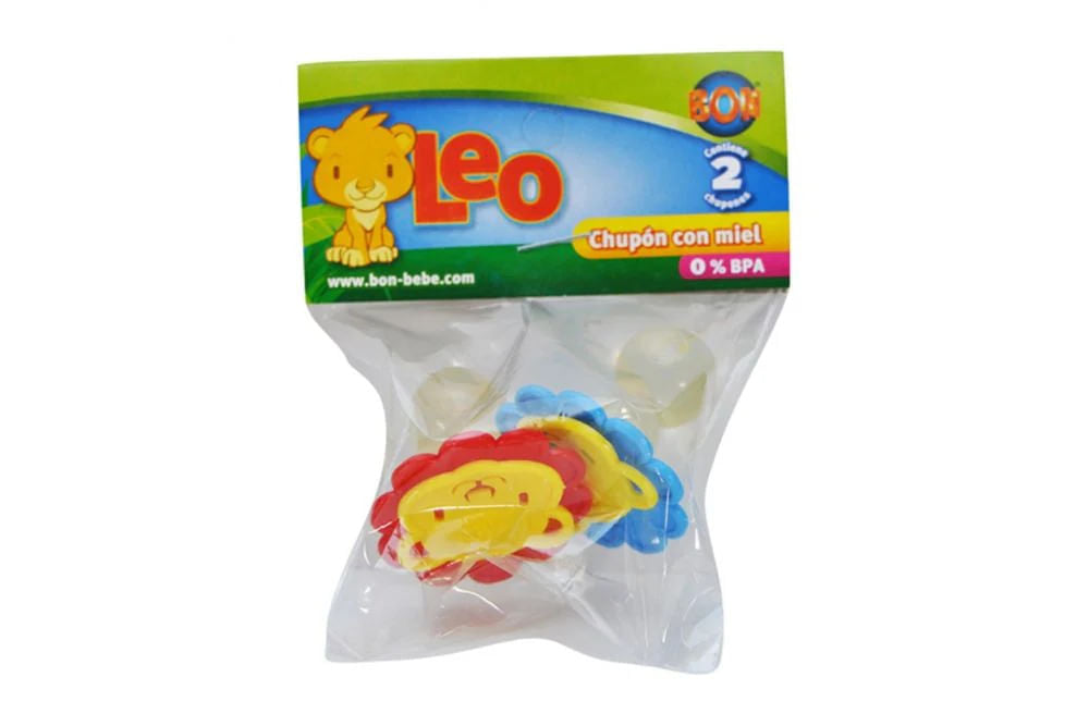 Chupón Miel Bon Leo 2 Piezas 7508304255933