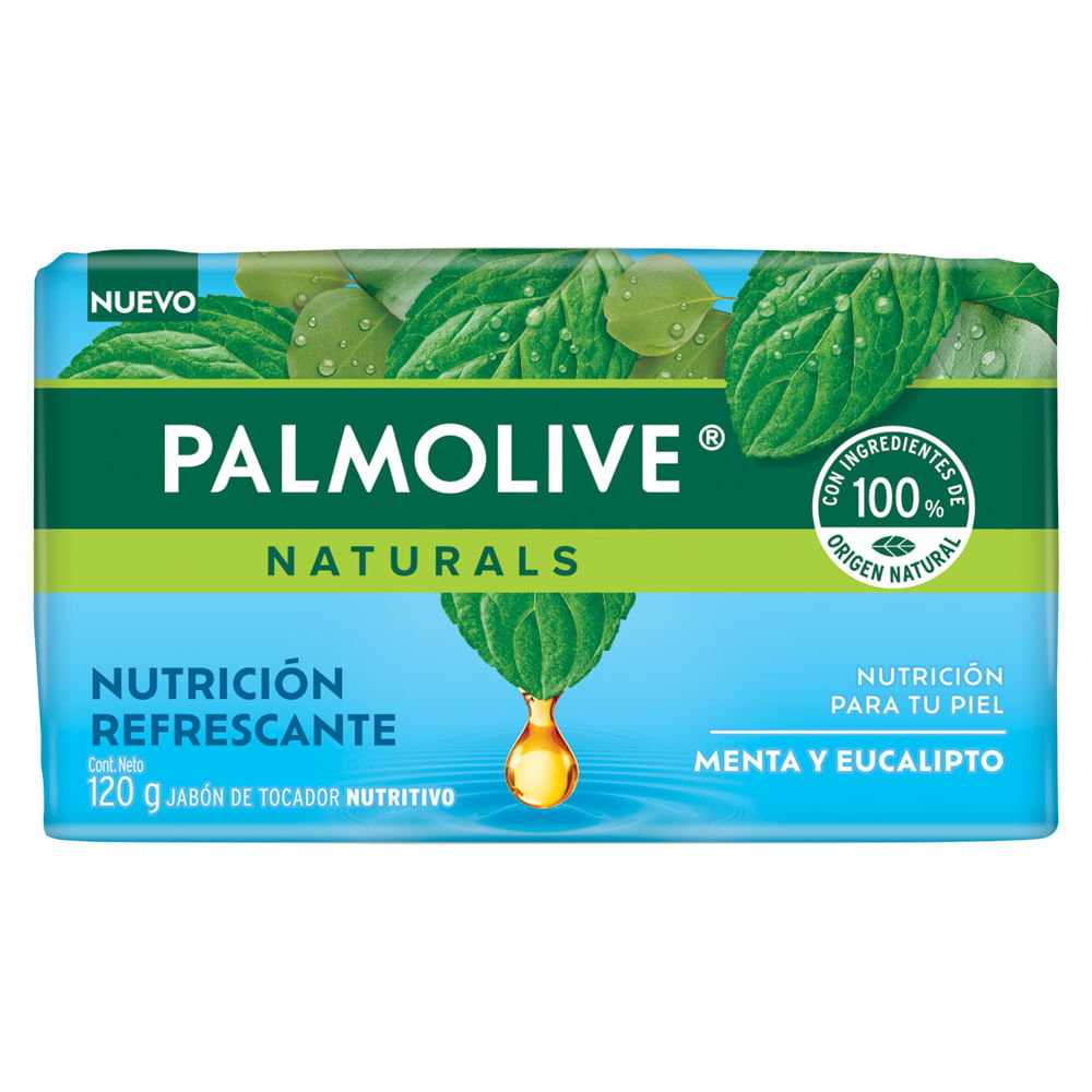 Jabon En Barra Palmolive Naturals Menta-Eucalipto 120 G 7509546682266