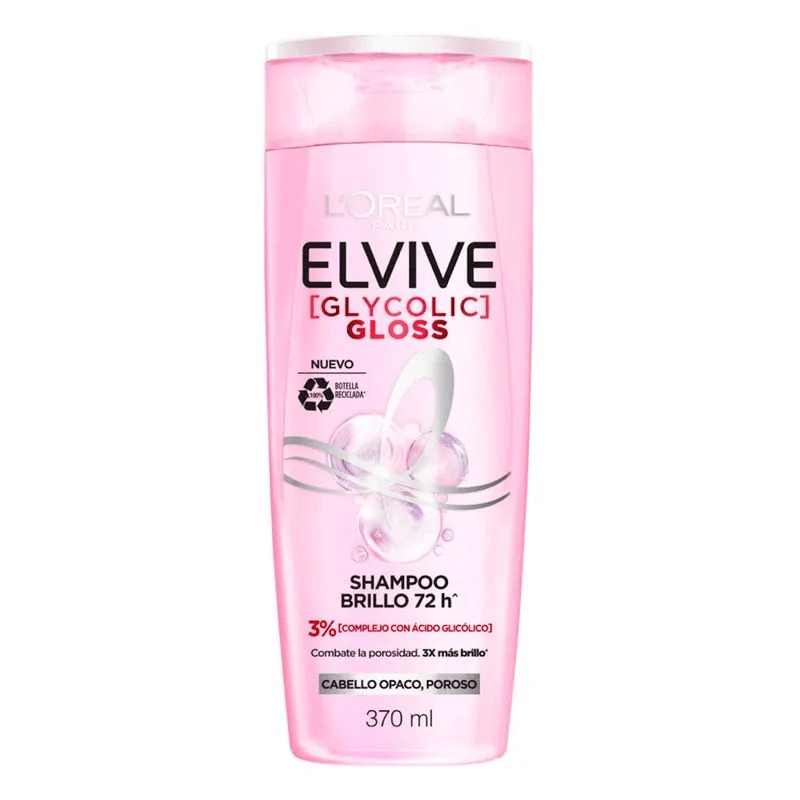 Shampoo Elvive Glycolic Gloss 72H 370 Ml 7509552931143