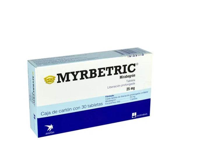 Myrbetric 25Mg Con 30 Tabletas (Mirabegron) 7730979097673