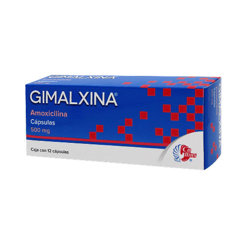 Amoxicilina 500 Mg Con 12 Capsulas Gimalxina 780083140663