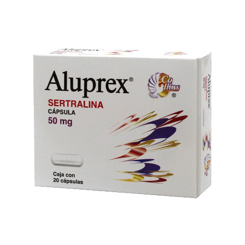 Sertralina 50 Mg Con 20 Capsulas Aluprex 780083143565